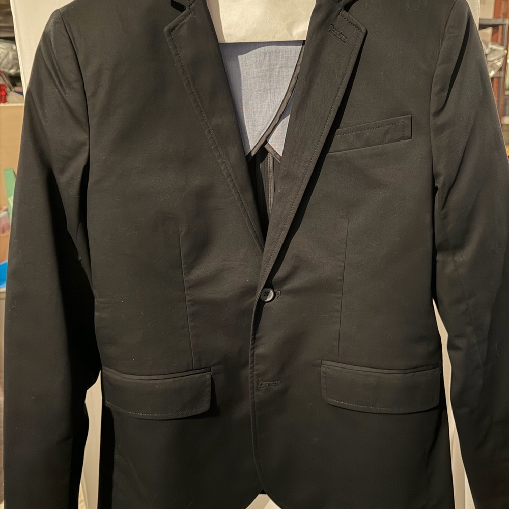 Crewcuts Elegant Black Chino Blazer